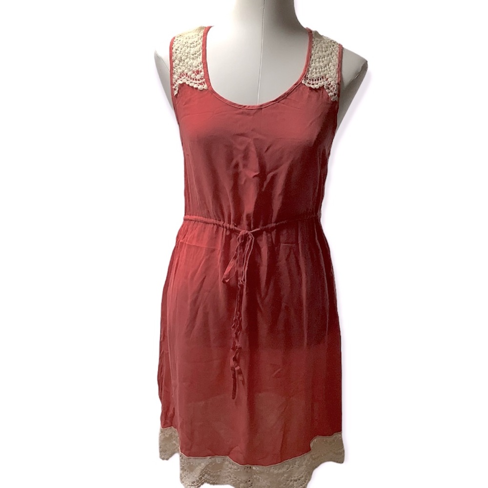 🆕Ya Los Angeles Size Large Sleeveless Coral Dress!